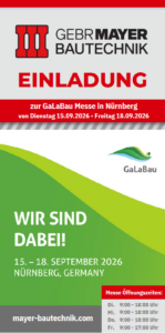GaLaBau Einladung 2026 Homepage